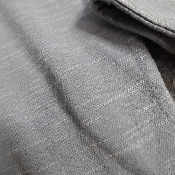 Tommy Bahama Pullover Shirt L Gray Long Sleeve 1/4 Zip Poly Cotton Reversible - Picture 2 of 12